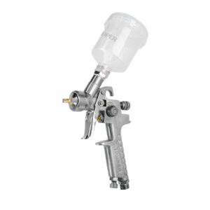 Pistola para retoque gravedad Pintar Vaso 120ml boquilla 1mm