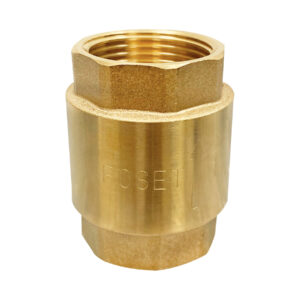 Valvula check con Resorte de laton de 1"