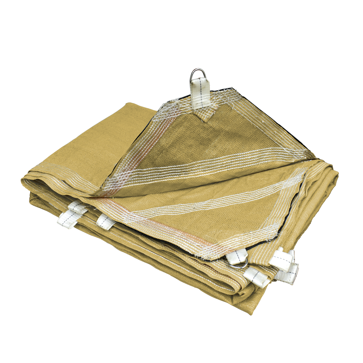 Toldo Sombra beige de 6x4m 90% de sombra Uso Domestico