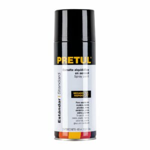 Pintura en Aerosol Negro Satin Pretul