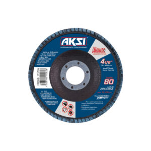 Disco laminado Grano 80 de 4-1/2" Centro 7/8"