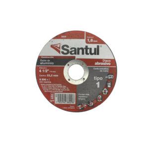 Disco corte de metal 4-1/2" de 1.6mm Santul