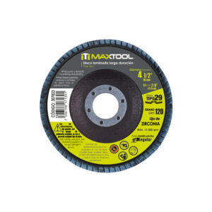 Disco laminado Grano 120 de 4-1/2" Centro 7/8" Economico