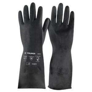 Guantes de neopreno para manejo de quimicos, grandes