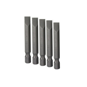 5 Piezas de Punta plana para desarmador 1/4 x 2"
