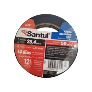 Cinta Masking tape 1" de 50m azul para pintor