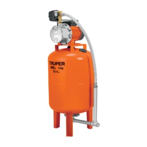 Bomba hidroneumatica 1 HP de 100 litros