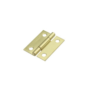 Bisagra rectangular 1-1/2" x 1-3/16" Laton Brillante